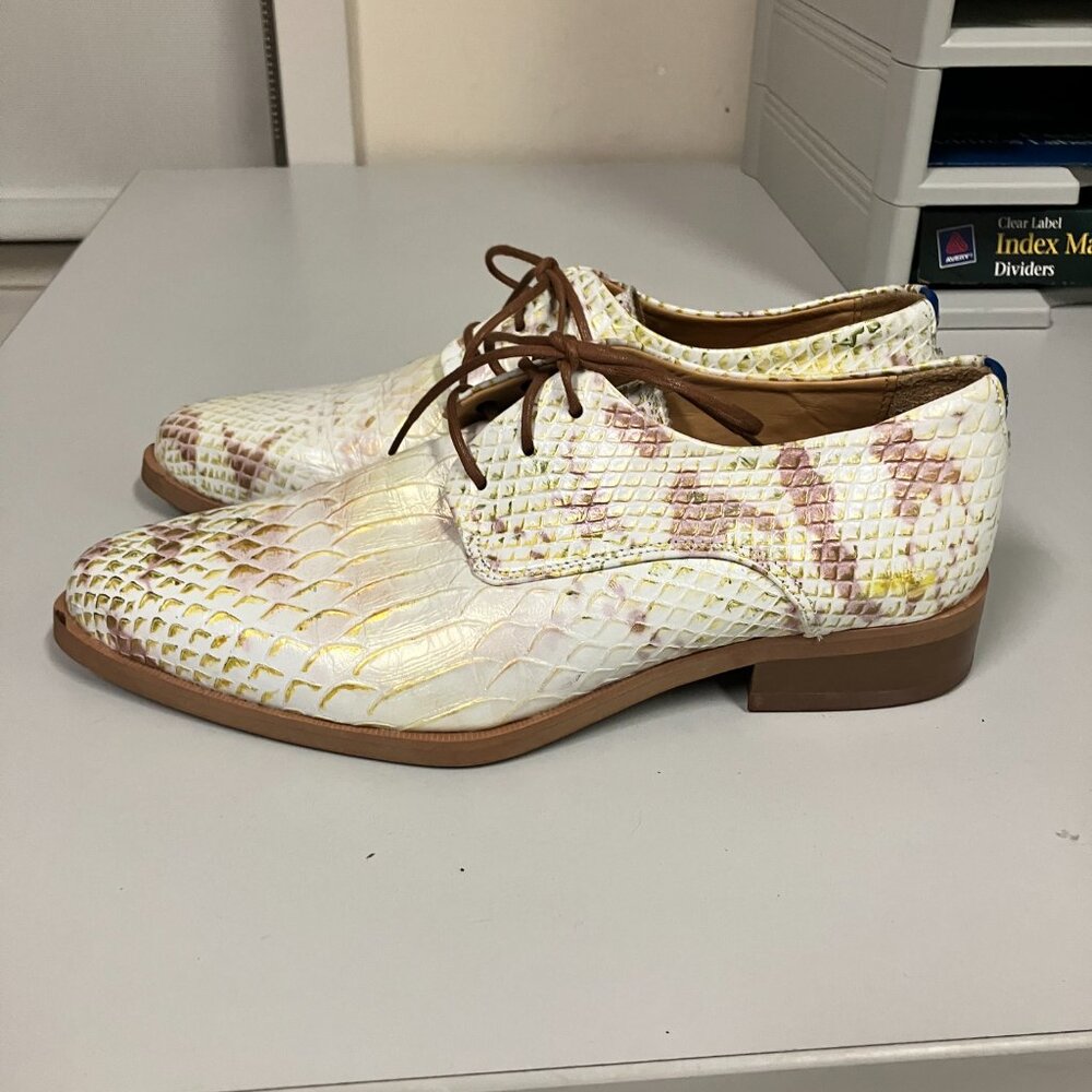 *Barely Worn* 2019 Fluevog Modvog ACE FACE! Snake, Size Men's 5 (Women's 8.5)! - Picture 4 of 13